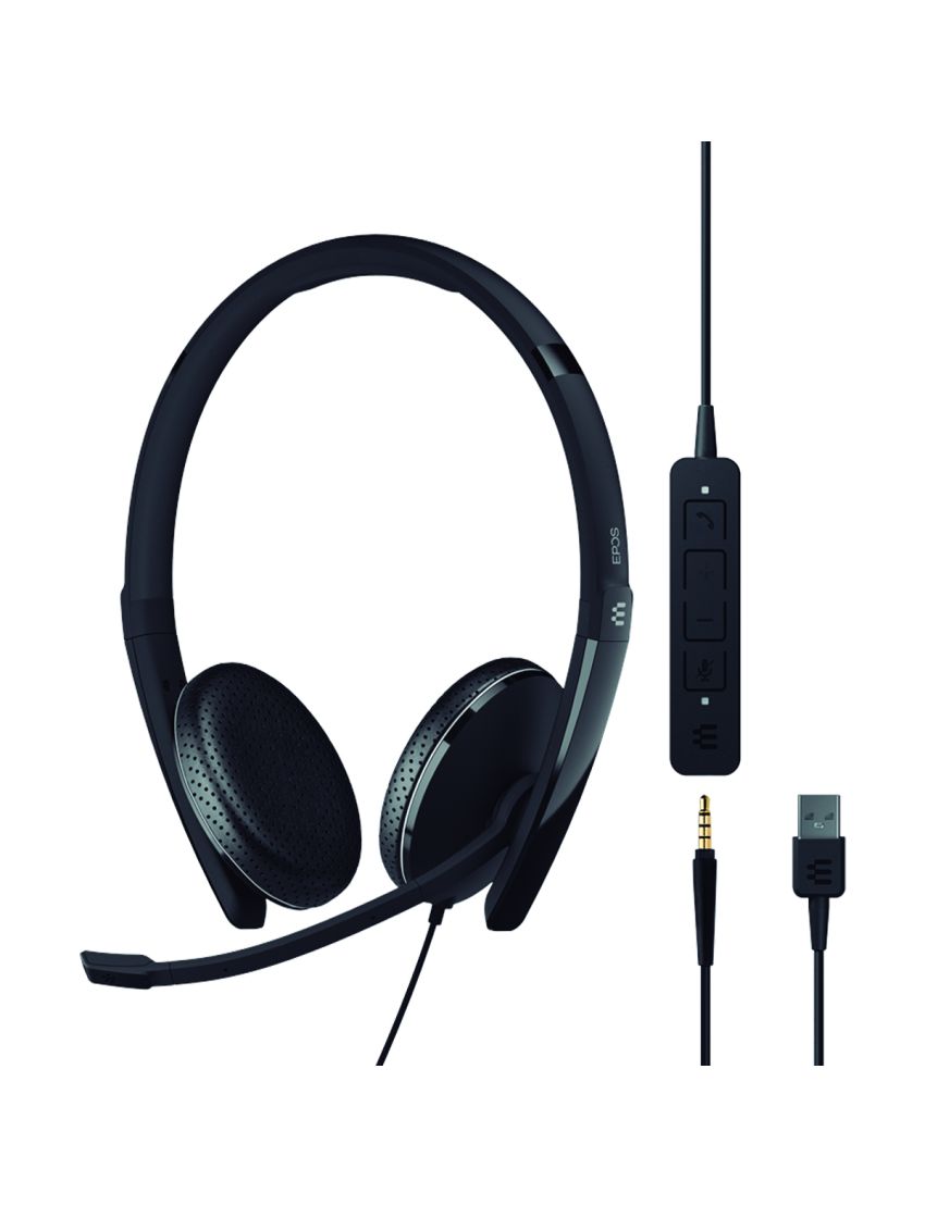 Micro-Auscultador EPOS binaural ADAPT 165 USB II