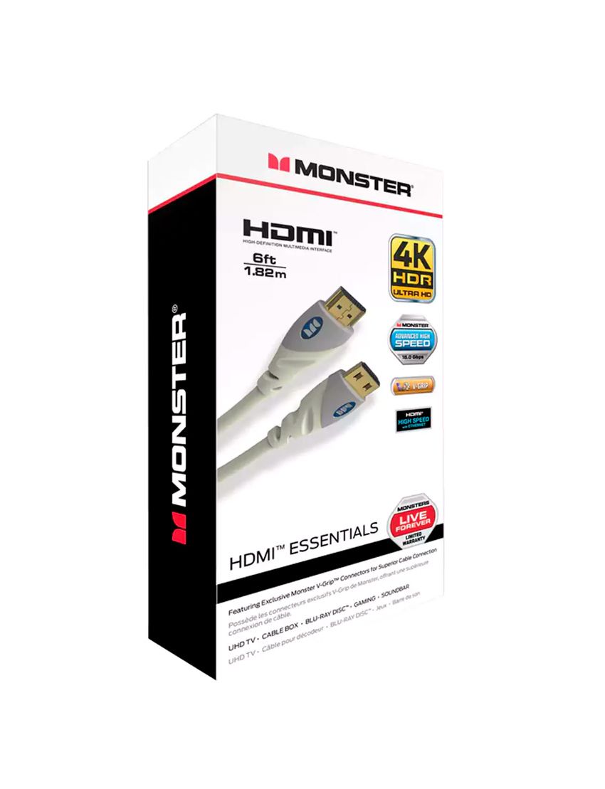 Cabo HDMI UHD 1.8mt Monster MCHMEHDR4K6 (Outlet - D)