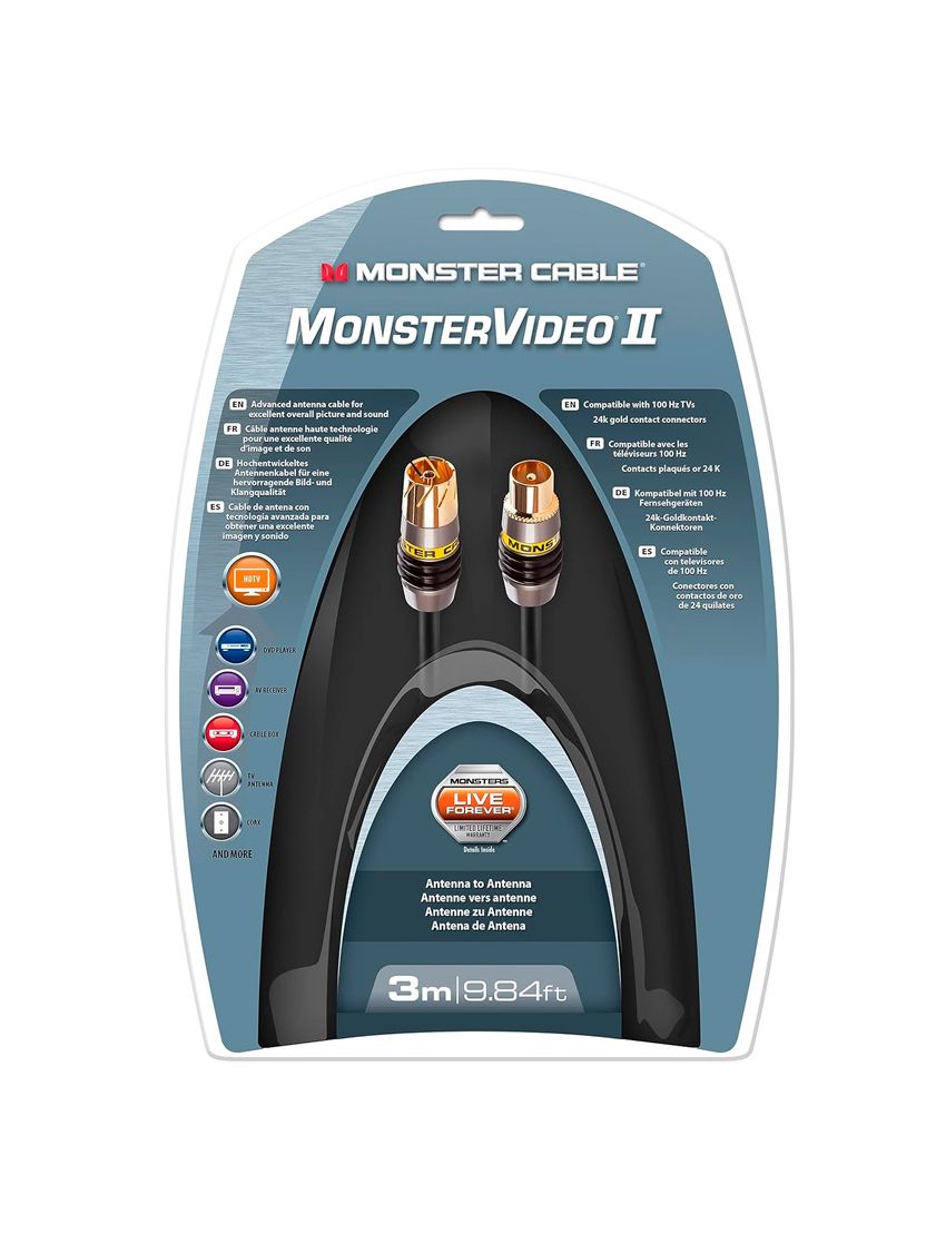 Cabo Antena Monster MCMV2APCX 3m (Outlet - D)