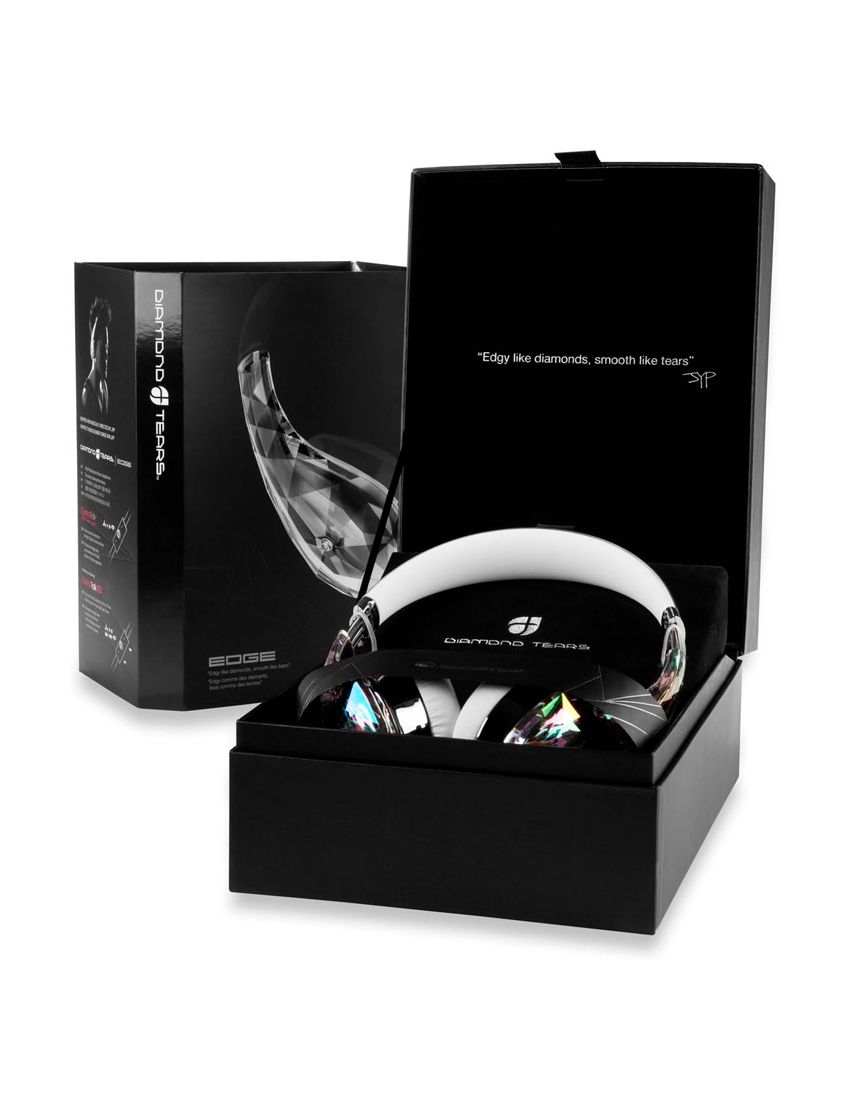 Auscultador Monster Diamond Tears Branco (Outlet - D)