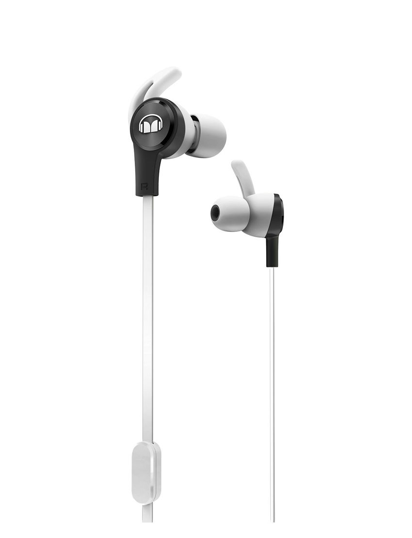 Auricular Monster iSport Achieve com micro Preto (Outlet - D)