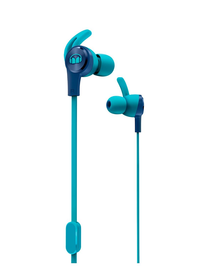 Auricular Monster iSport Achieve com micro Azul (Outlet - D)