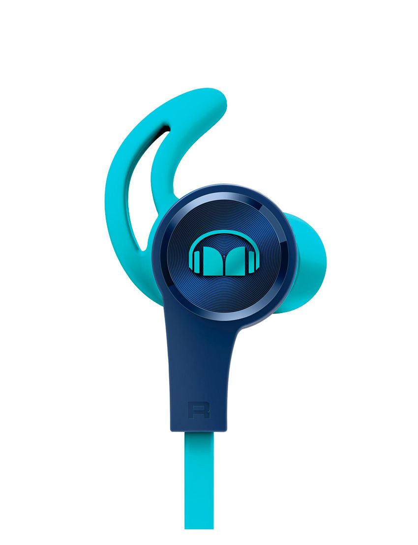 Auricular Monster iSport Achieve com micro Azul (Outlet - D)