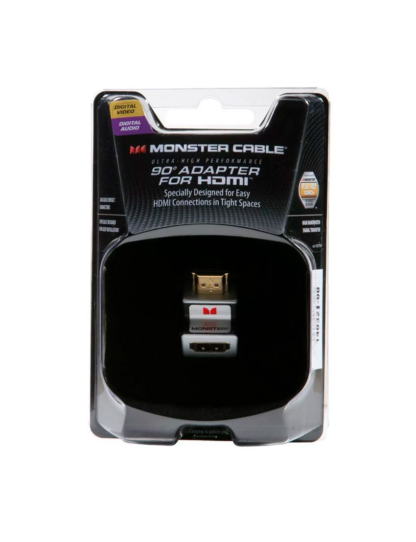 Adaptador HDMI Monster Angular Macho-Femea (Outlet - D)
