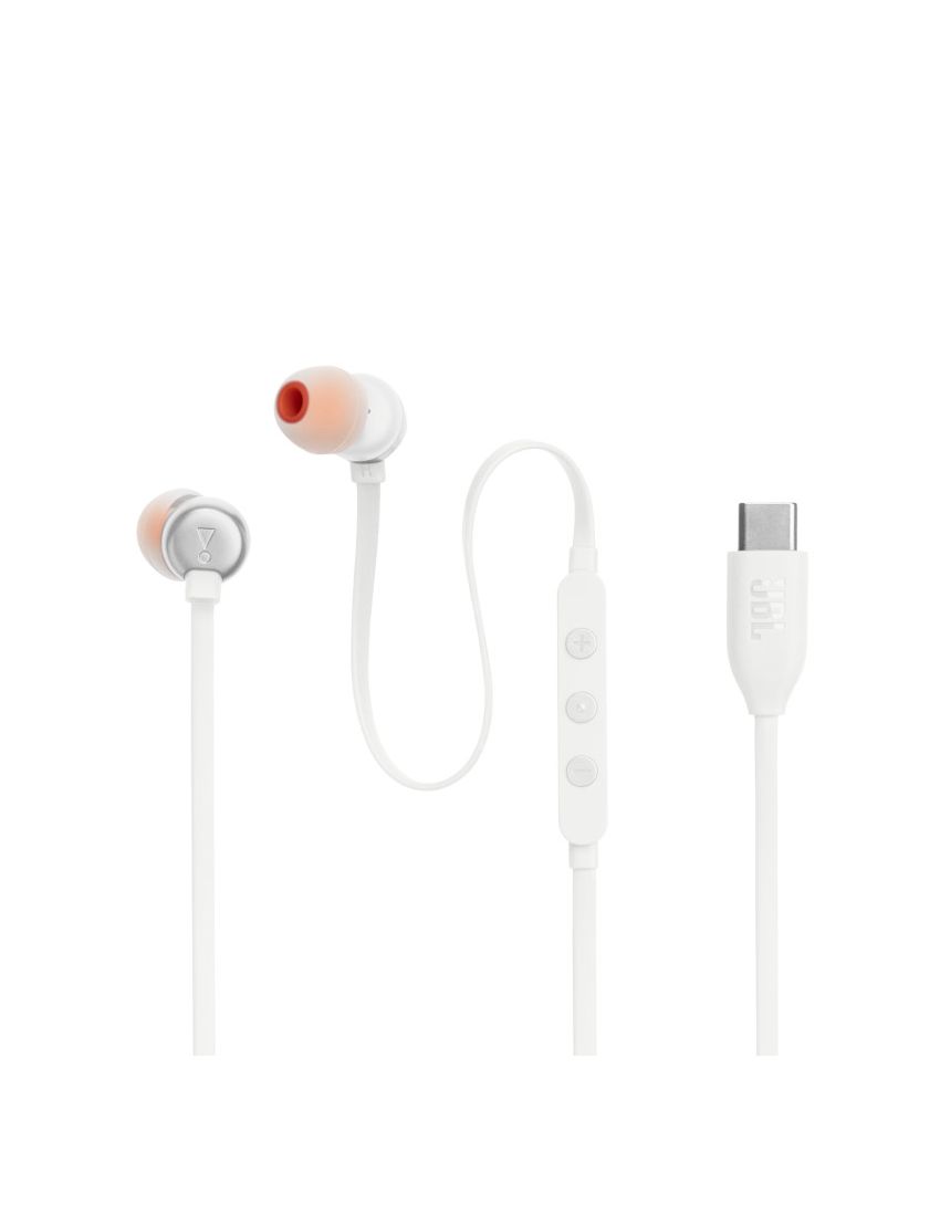 Auriculares JBL Tune 310C USB-C - Branco (Outlet - A)