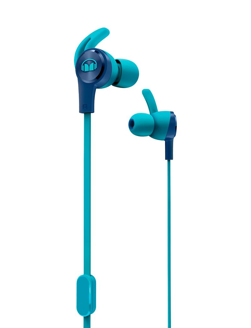 Auricular Monster iSport Achieve com micro Azul (Outlet - D)