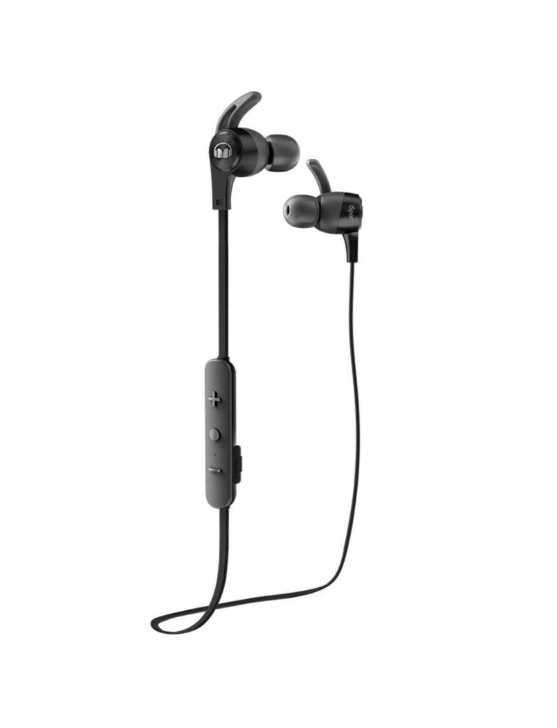 Auricular Bluetooth Monster iSport Achieve com micro Preto (Outlet - D)
